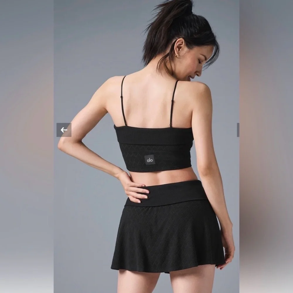 NWT ALO Yoga Doubles only skirt and bra tank SET size: L (top), M (skirt)